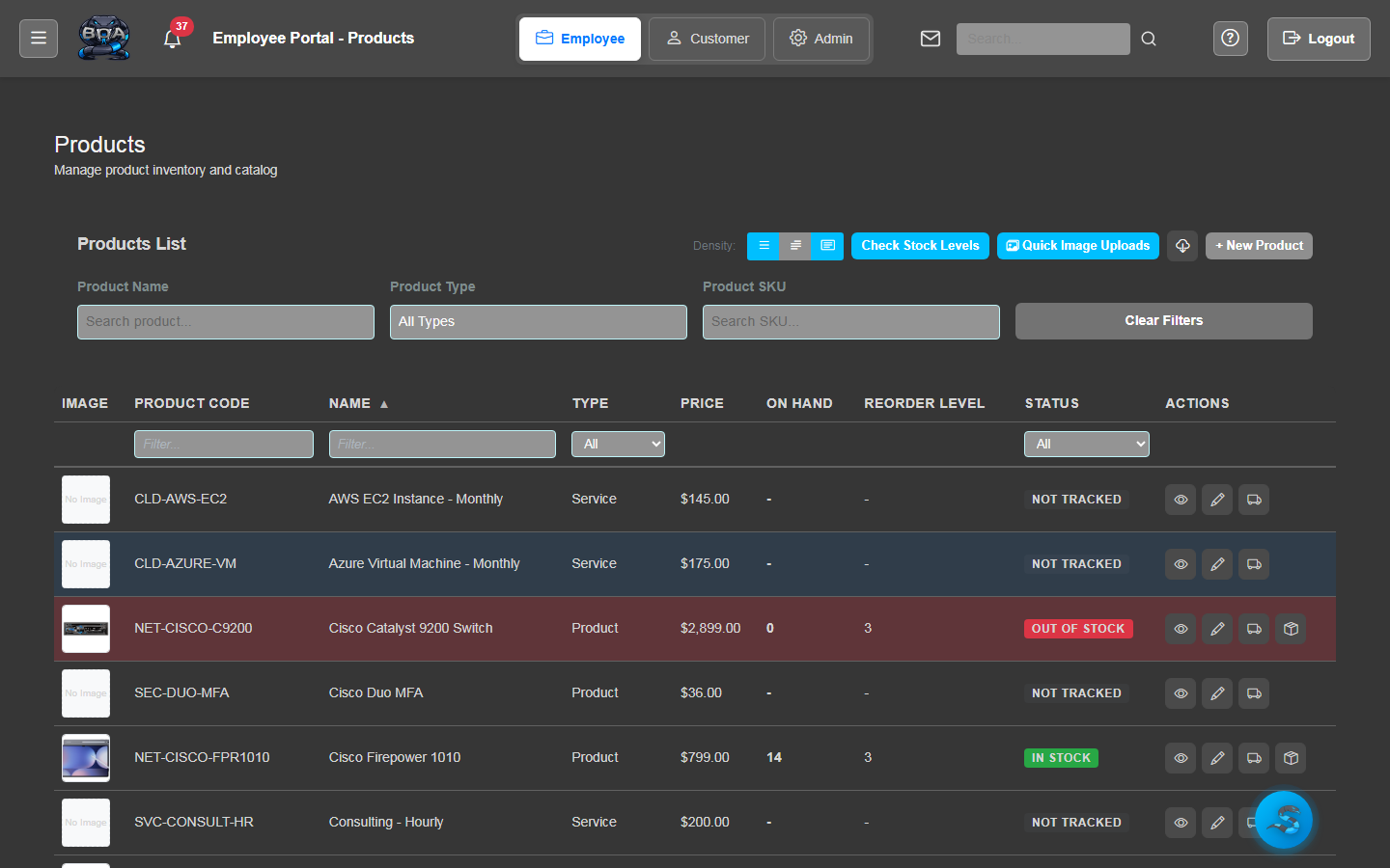 Catalog Search & Pricing
