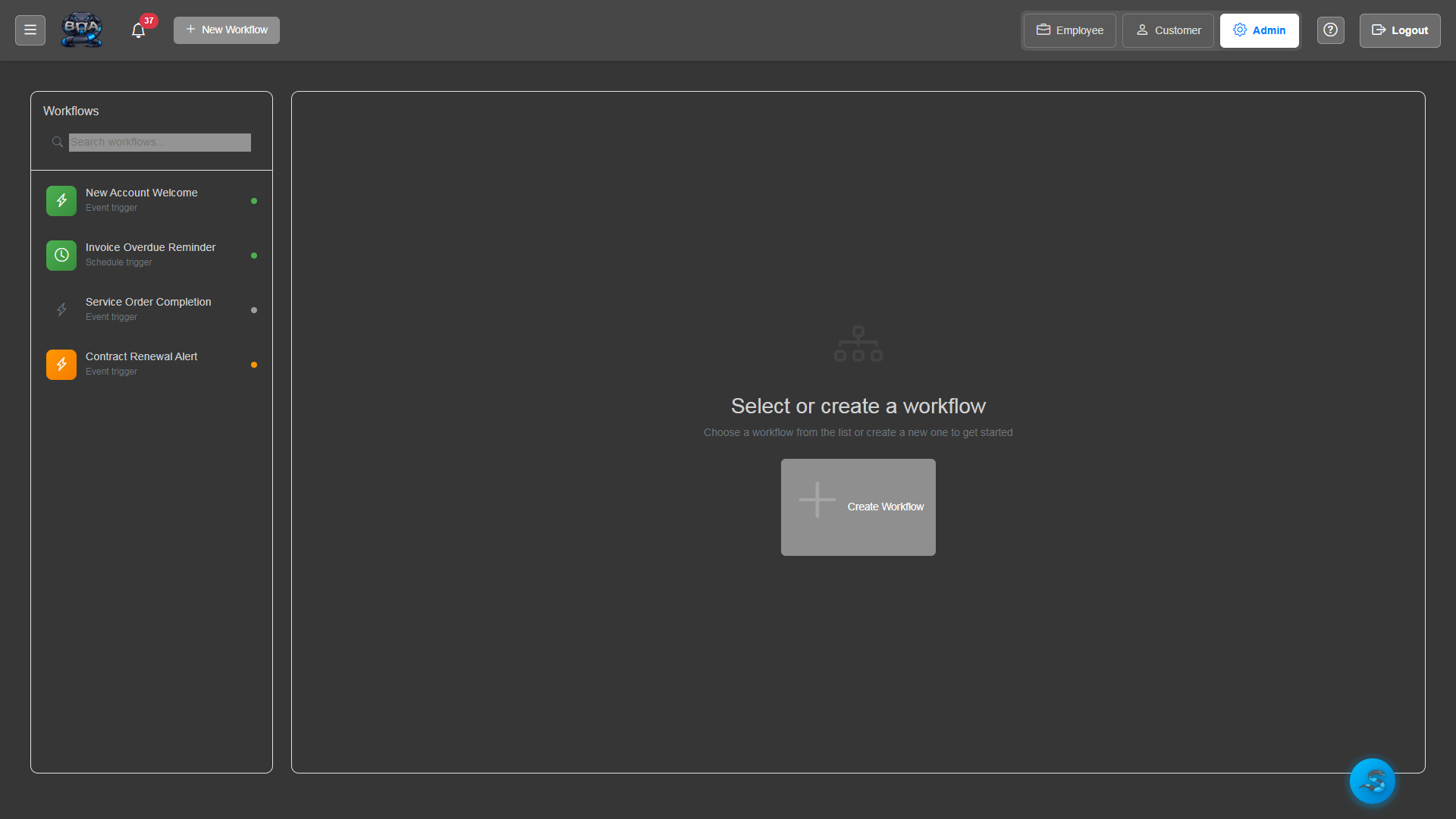 Workflow Schematic Builder